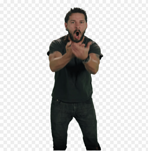just do it shia labeouf angry PNG with clear background extensive compilation