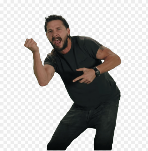 just do it shia labeouf fist PNG with Clear Isolation on Transparent Background