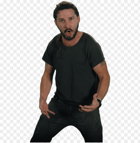 just do it shia labeouf pose - just do it HighQuality Transparent PNG Isolated Art