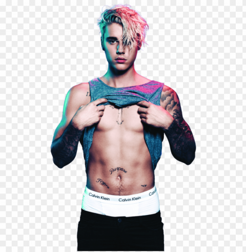 justin bieber Isolated Object on Clear Background PNG