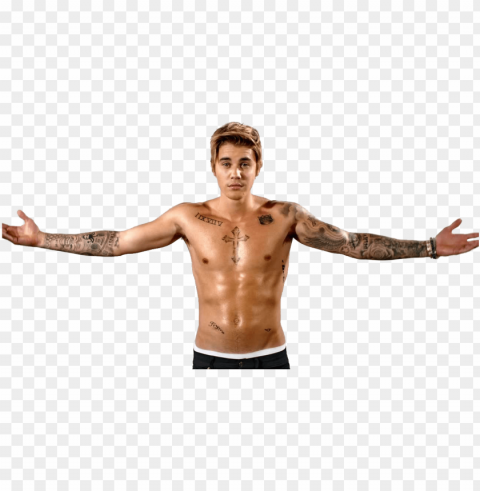 justin bieber shirtless - justin bieber roast PNG Isolated Illustration with Clarity