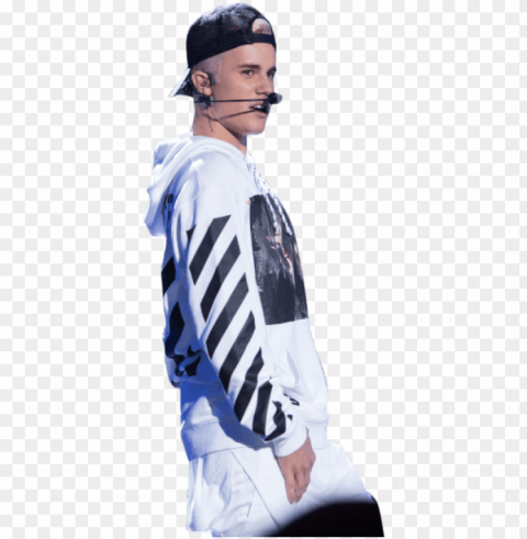 justin bieber white background Isolated Object in Transparent PNG Format