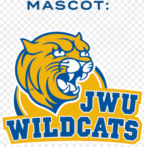 jwu's athletics teams are called the wildcats - johnson & wales university north miami logo Isolated Item on Transparent PNG Format
