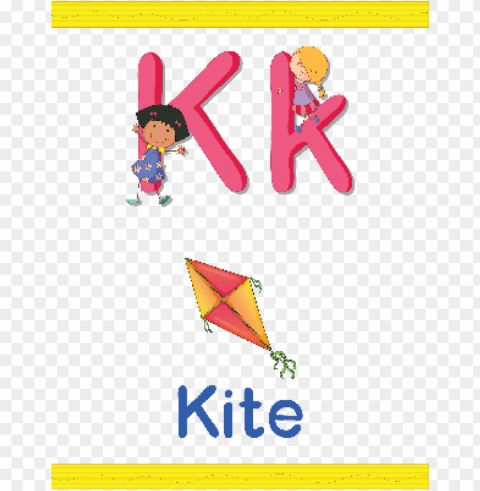 k for kite - learn alphabet Isolated Icon in Transparent PNG Format