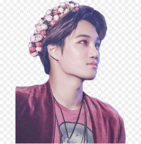 kai exo kpop korea sticker ɢнαɒєєя korean phone - aesthetic exo Transparent background PNG images comprehensive collection