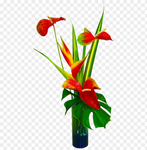 kalapana tropical hawaiian flowers bouquet - flower Isolated Character on HighResolution PNG