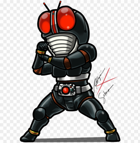 kamen rider chibi Isolated Character in Transparent PNG