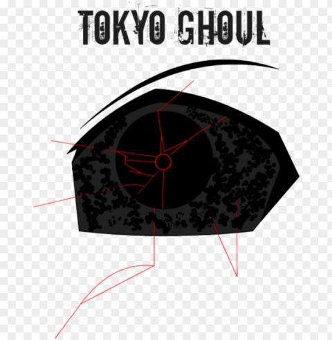 kaneki ghoul eye Clear Background Isolated PNG Illustration