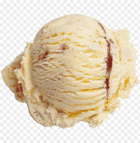 kāpiti white chocolate & raspberry ice cream - white ice cream Transparent image