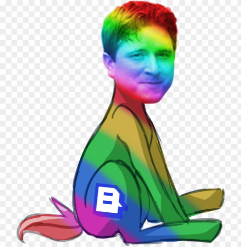kappa pride - kappapride emote Transparent PNG Isolated Graphic with Clarity