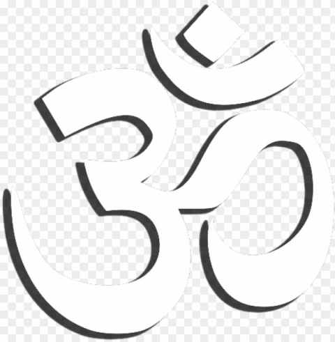 karma and god - white hinduism symbol Isolated Item with HighResolution Transparent PNG