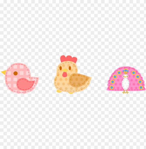 Kawaii Birds Chicken Peacock - Bird PNG For Digital Art