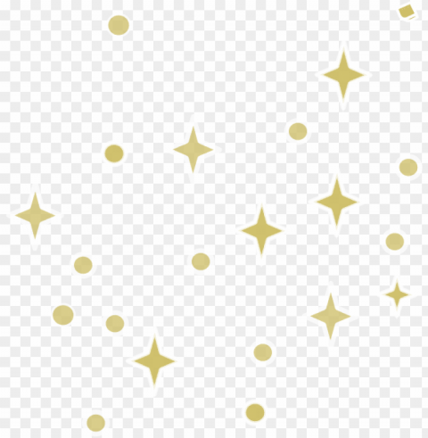 kawaii sparkles picture download - gold dust clipart Transparent Background Isolation in HighQuality PNG