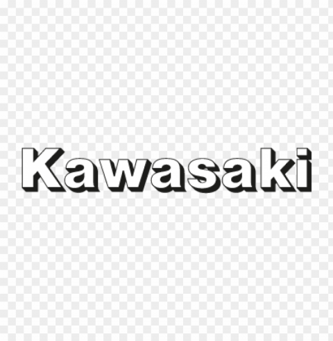 kawasaki motors vector logo free PNG Graphic Isolated with Clear Background
