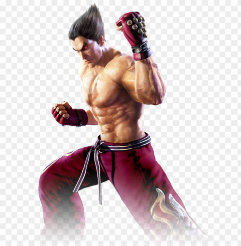 Kazuya Mishima Tekken Mobile Alt Colors - Tekken Mobile Kazuya Isolated Artwork On HighQuality Transparent PNG