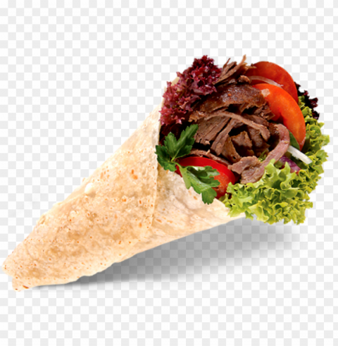 kebab food design Transparent PNG Isolated Element