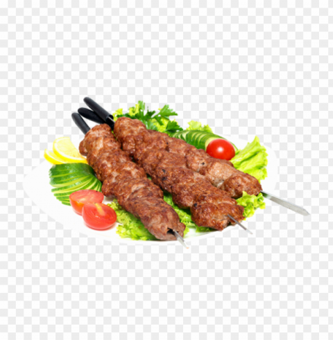 kebab food photo Transparent PNG Isolated Element with Clarity