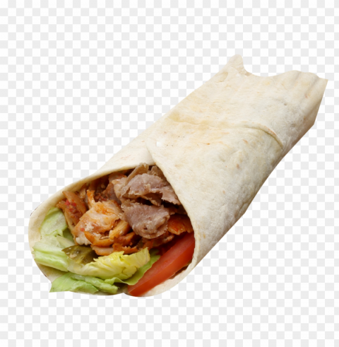 kebab food wihout background Transparent PNG Isolated Subject