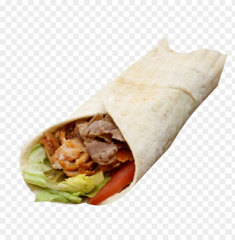 Kebab Food Wihout Background Transparent PNG Isolated Subject