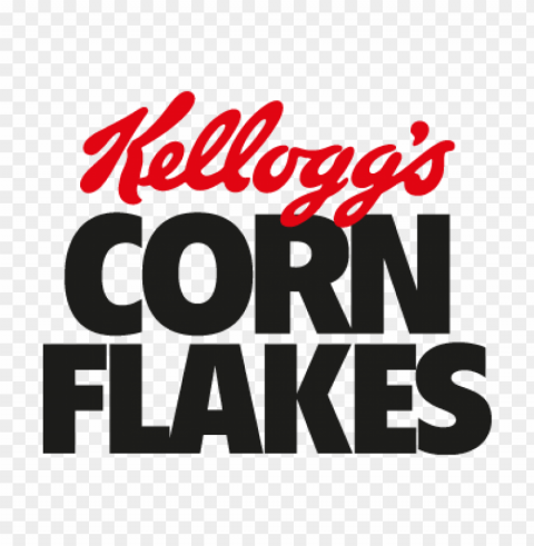 kellogs corn flakes vector logo PNG files with no background bundle