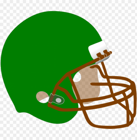 kelly green football helmet HighResolution PNG Isolated on Transparent Background