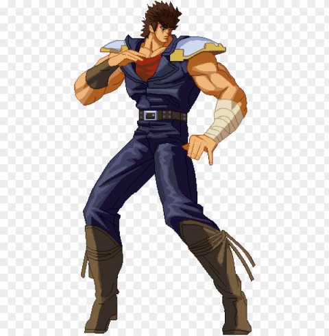 ken il guerriero Isolated Character in Transparent PNG Format