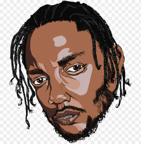 kendrick lamar stylised portrait - drawi Free PNG images with alpha channel