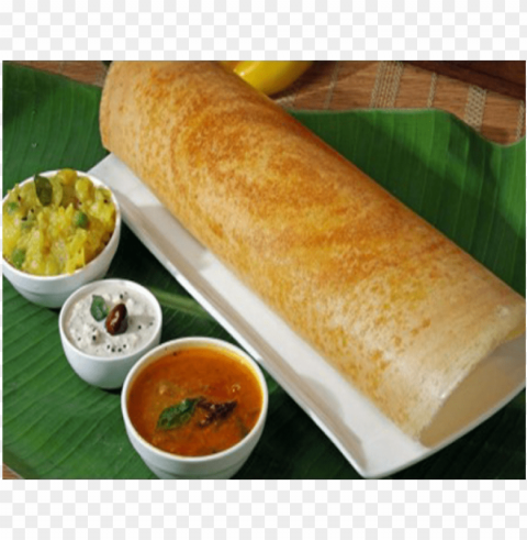 kerala food masala dosa Isolated Illustration in HighQuality Transparent PNG