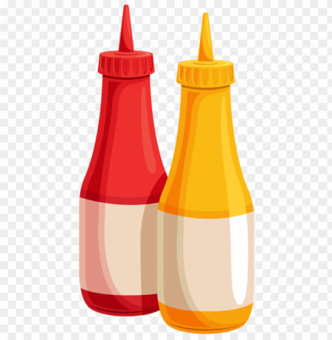 ketchup food transparent photoshop Clear Background PNG Isolated Design Element