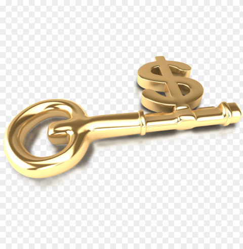 key - money with key Isolated Character with Transparent Background PNG