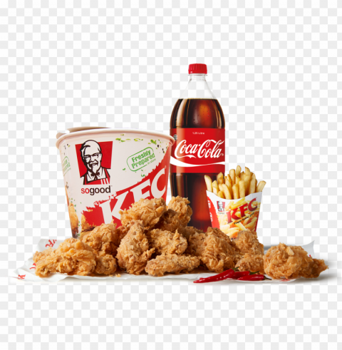 kfc food no background Isolated Graphic on Clear Transparent PNG