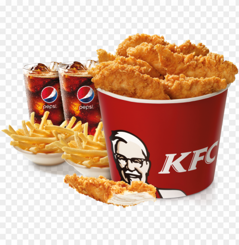kfc food images Isolated Character on Transparent PNG