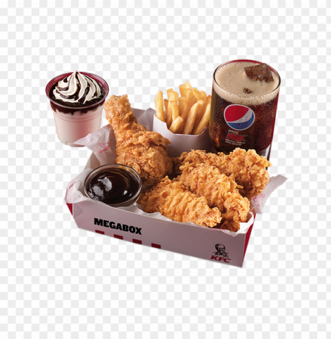 kfc food wihout background High-quality transparent PNG images