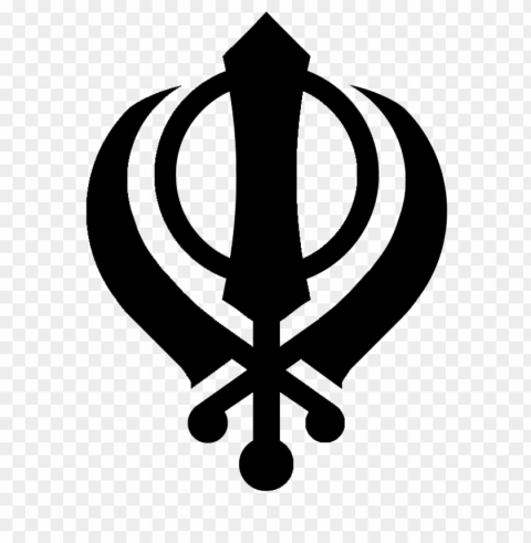 khanda symbol HighQuality Transparent PNG Isolation