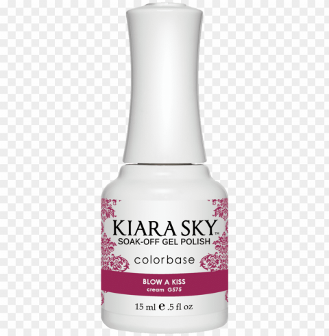 Kiara Sky Blue Gel Polish Out Isolated Subject On HighQuality Transparent PNG