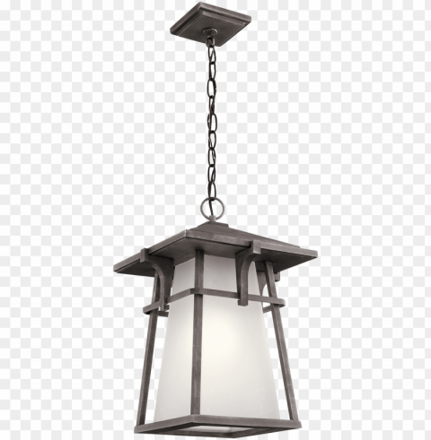kichler beckett 1 light outdoor pendant Isolated Element in Clear Transparent PNG