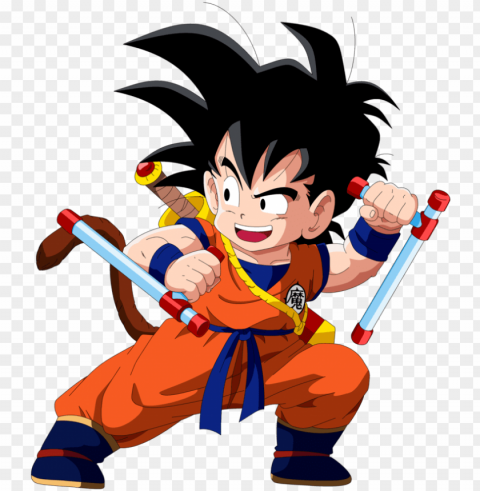 kid gohan - young gohan with tail HighResolution Transparent PNG Isolation