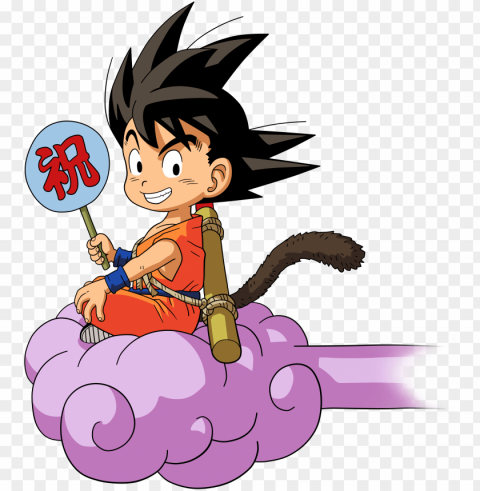 kid goku 27 by superjmanplay2 on deviantart - kids goku clouds Clear Background Isolated PNG Object