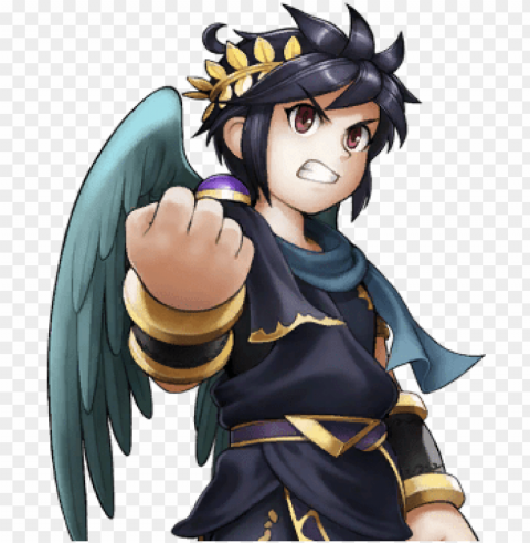 kid icarus ssb4 sprite 2 - dark pit Isolated Item with HighResolution Transparent PNG