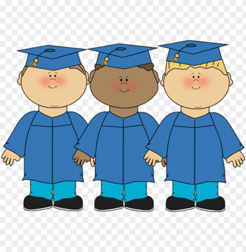 Kids Graduation PNG Isolated Object On Clear Background