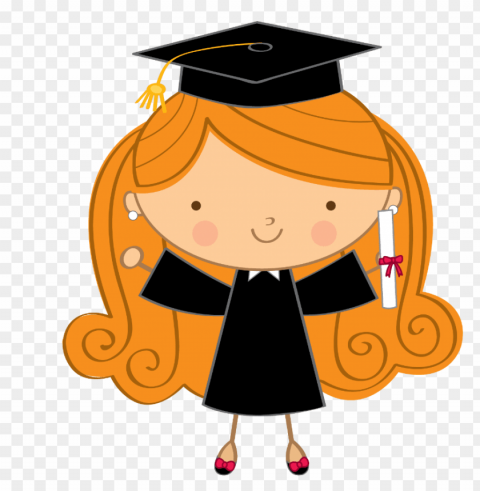 kids graduation Clean Background Isolated PNG Art