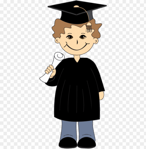 kids graduation Clean Background Isolated PNG Object