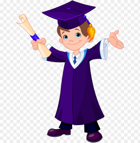 kids graduation PNG Image with Isolated Icon