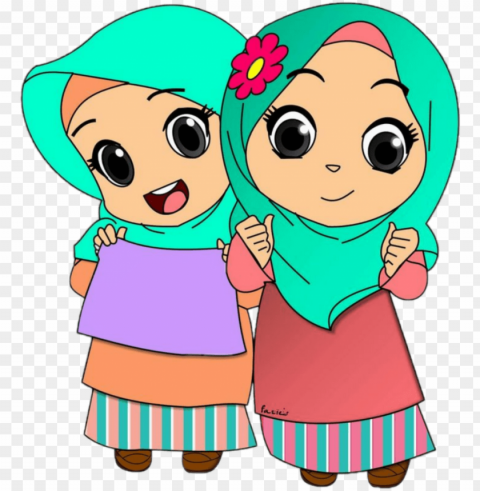 #kids #hijab #jilbab #muslimwomensday - cartoon pictures of muslims PNG images with no attribution