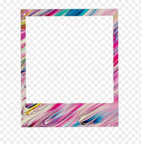 kids polaroid frame Transparent PNG Artwork with Isolated Subject