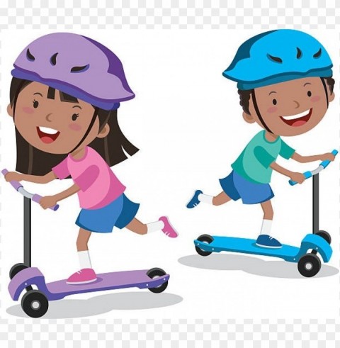 kids pushing kids clipart Isolated Graphic in Transparent PNG Format