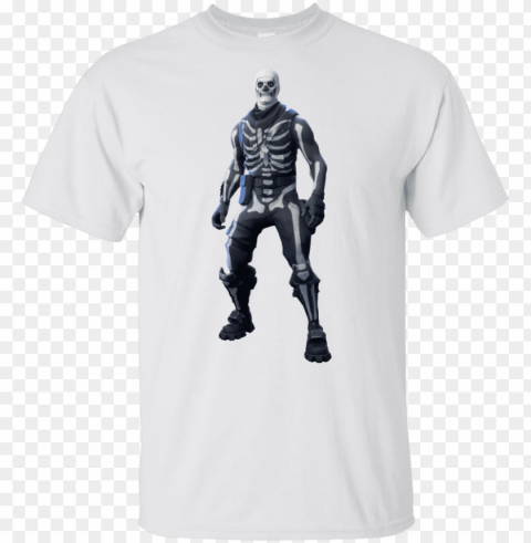 kids skull trooper fortnite t-shirt - fortnite skull trooper pdf Isolated Artwork on Transparent Background