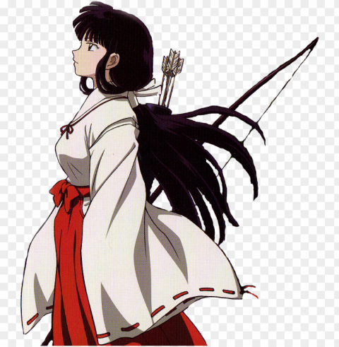 kikio - kagome kikyo Alpha channel transparent PNG