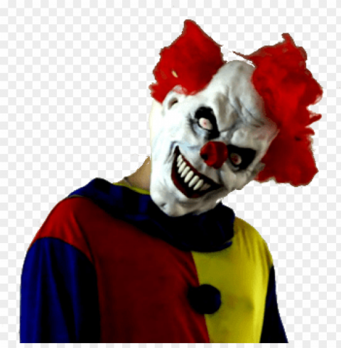 killer clown Isolated Artwork with Clear Background in PNG