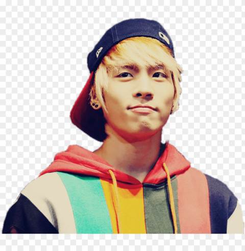 kim jong hyun colourful jumper - shinee jonghyun PNG transparent photos for design PNG transparent with Clear Background ID 9b4409e4